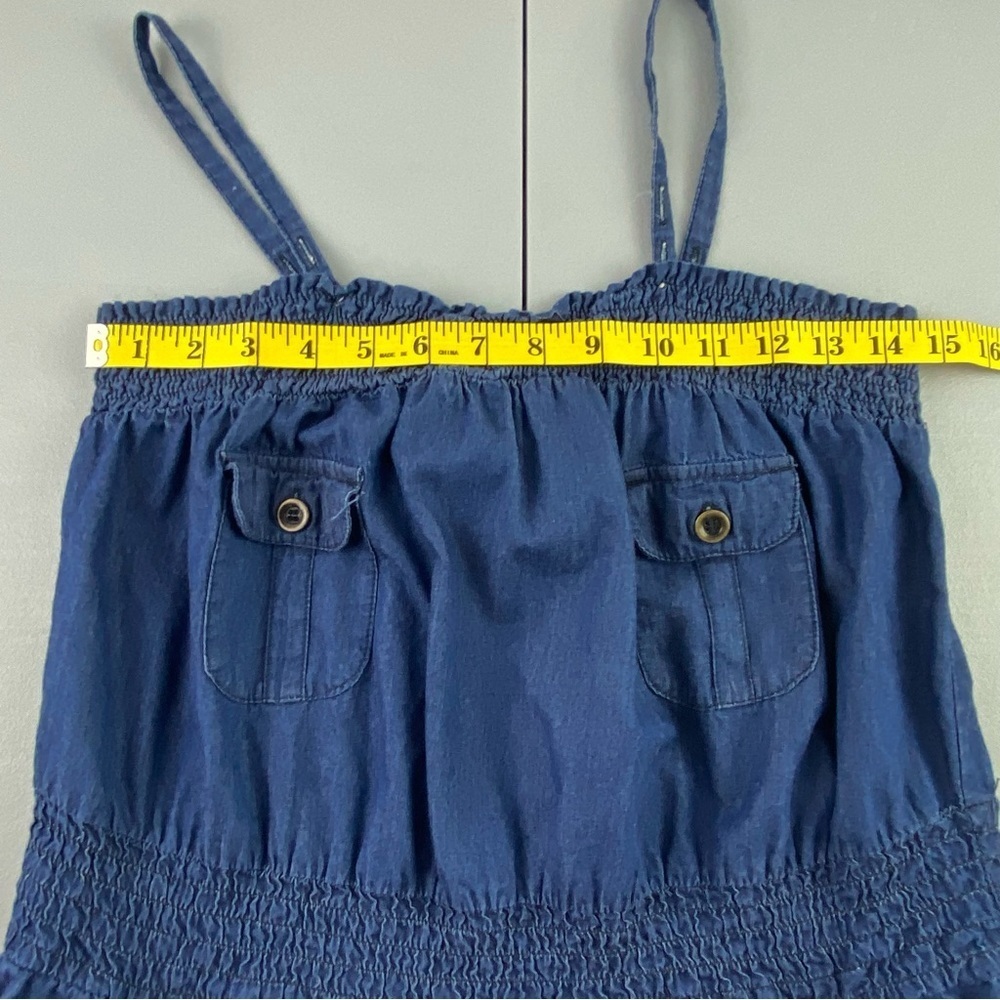 I.Q. denim cotton jumpsuit women's size large - Picture 9 of 16